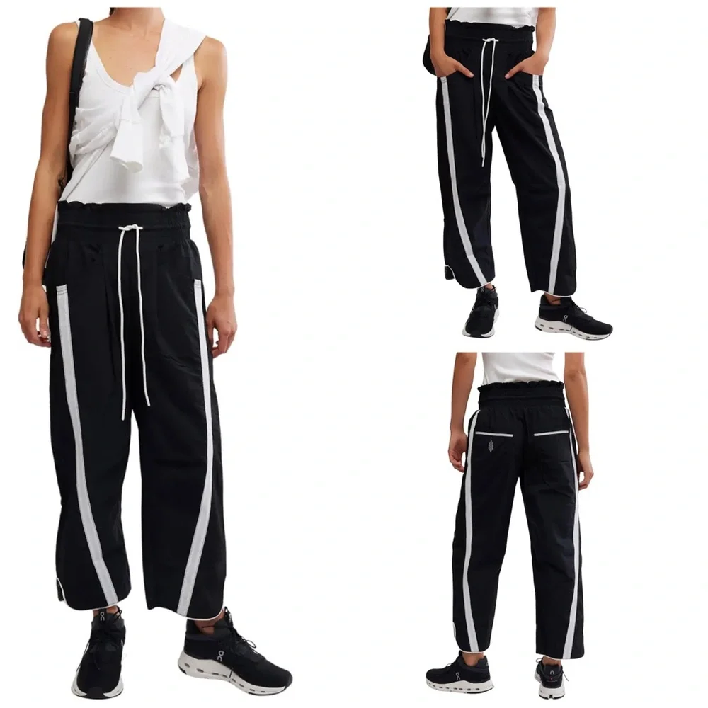 ❌SOLD❌ NWOT Free People Champ Is Here Pants Black ❌SOLD❌ - Picture 3 of 12